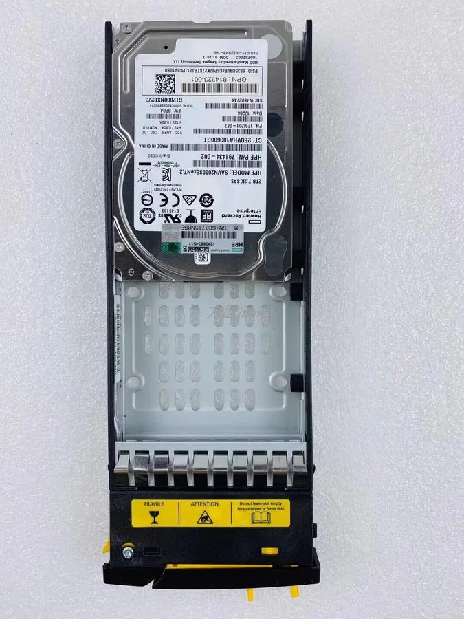 Сервер HPE 2TB 814668-001 M0S92B 3PAR 8000 7.2K RPM SAS 6Gb 3.5" SERVER HDD Hard