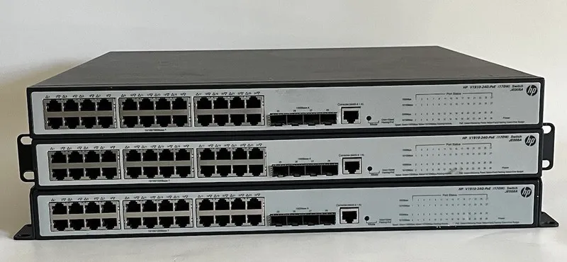 Коммутатор HP JE007A V1910-24G-POE 365W 24-Port Gigabit Smart Managed PoE Switch