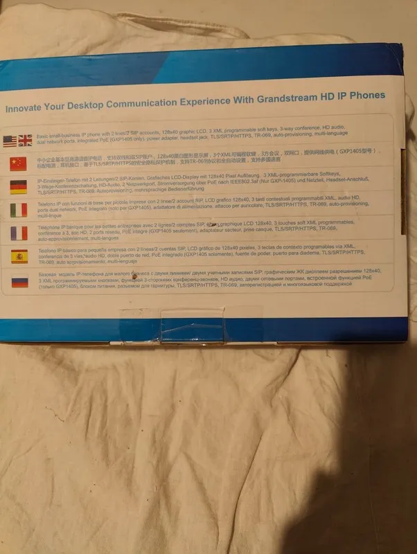IP-телефон Grandstream GXP1400/1405 Basic Small-Business IP Phone — фото лота 1