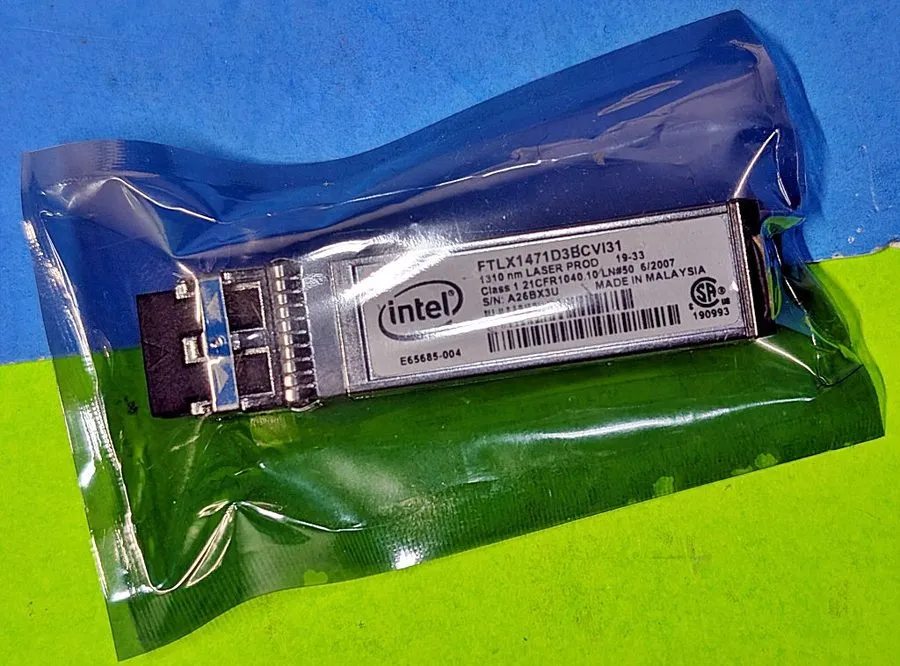 Трансивер FTLX1475D3BCVI31 Intel E10GSFPSR Finisar FTLX1475D3BCV 10Gb LR 1310NM 