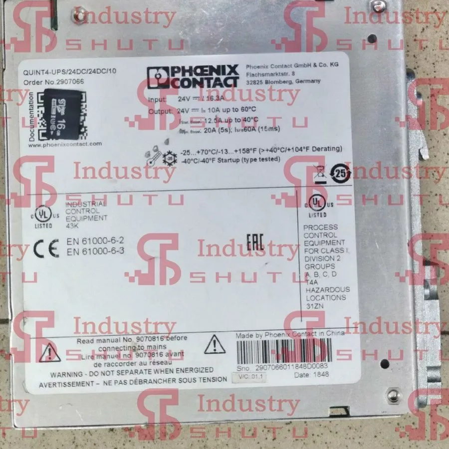 Блок питания Phoenix Contact QUINT4-UPS/24DC/24DC/10 2907066 Power Supply