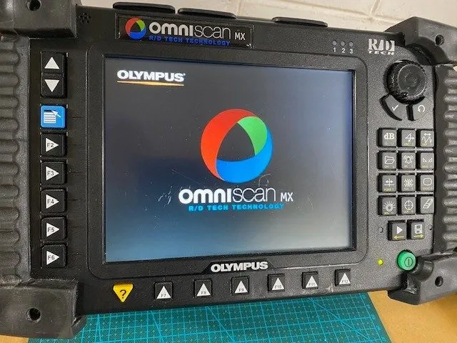 Дефектоскоп OLYMPUS OMNISCAN MX PHASED ARRAY ULTRASONIC FLAW DETECTOR NDT w OMNI — фото лота 1