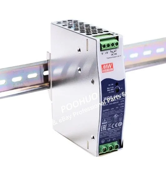 Блок питания Mean Well WDR-60-24 Single Output Industrial Power Supply 60W 24V D
