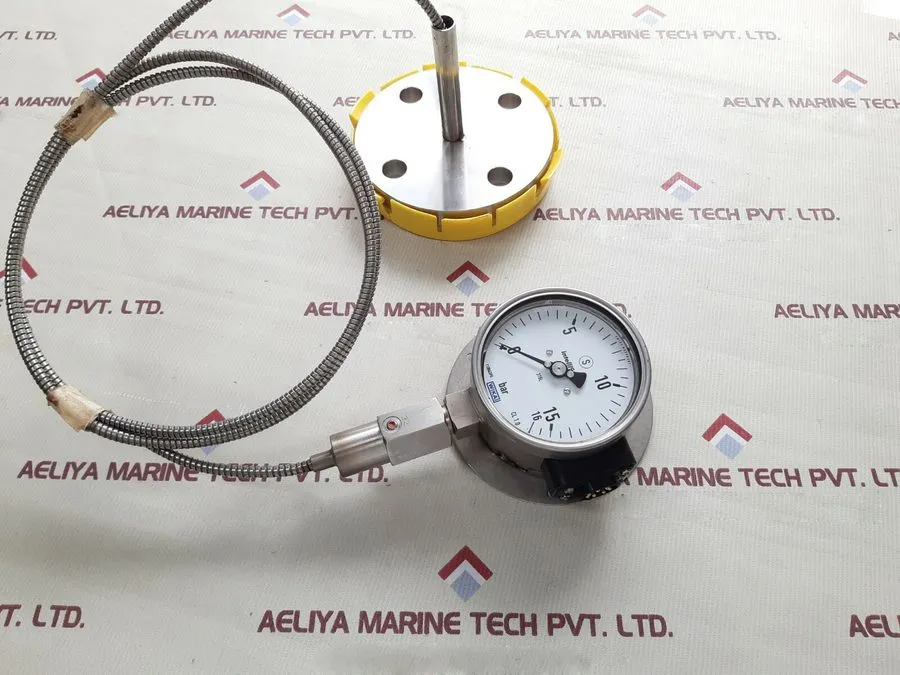 Трубопроводная арматура Wika pgt23.100 flange diaphragm with gauge 0 to 16 bar