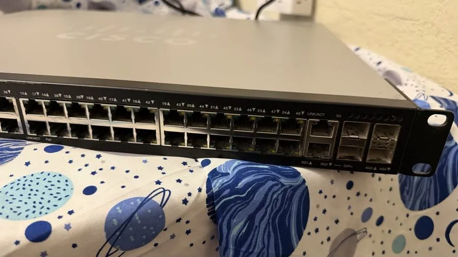 Коммутатор Cisco SG550X-48P-K9 48 Port PoE SFP 10GB Stackable Managed Switch w2  — фото лота 1
