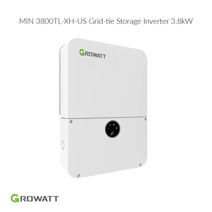 Инвертор Growatt 3.8kW MIN 3800TL-XH-US Grid-Tie Inverter Battery Storage Solar 