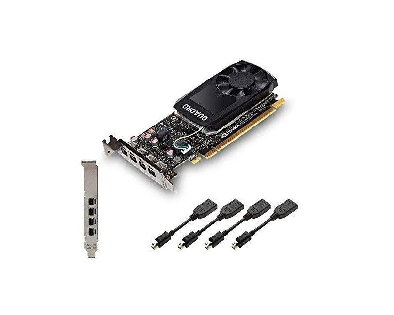 GPU-ускоритель 4GB HP 1ME01AA nVIDIA Quadro P1000 4x MDP PCI EX 3.0 Graphics Car