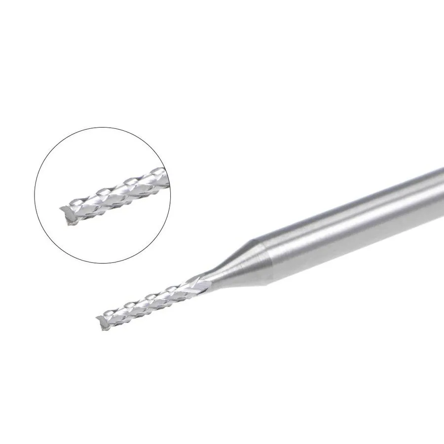 Режущий инструмент uxcell 1.2mm Carbide End Mill Engraving Milling Cutter CNC 1. — фото лота 2