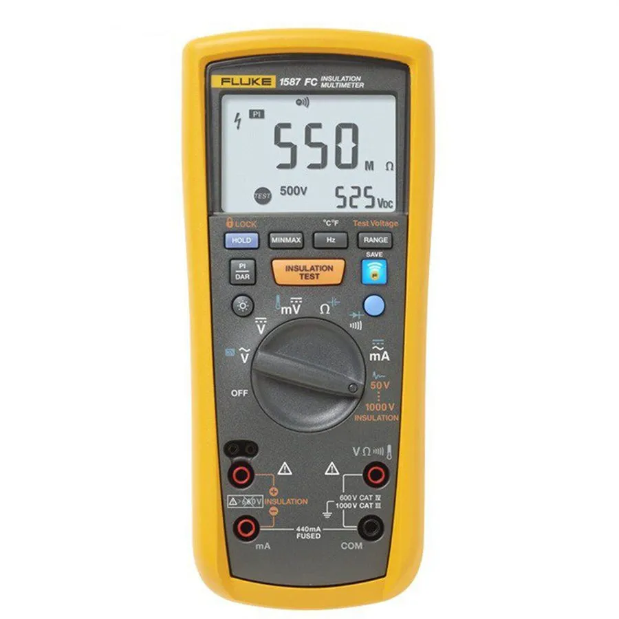 Мультиметр Fluke 1587FC True-RMS Megohmmeter/Insulation Resistance Tester and Mu