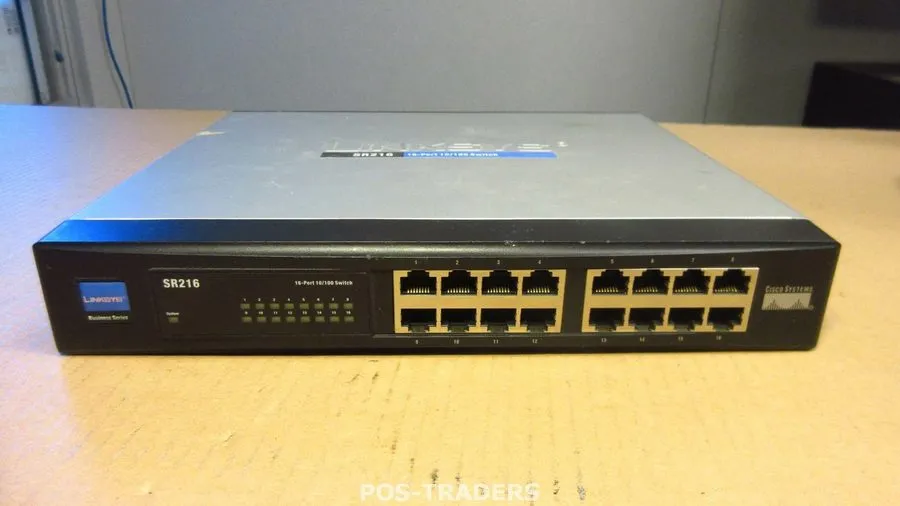 Коммутатор CISCO SYSTEMS SR216 LINKSYS 16 PORT 10/100 SWITCH 115 VAC