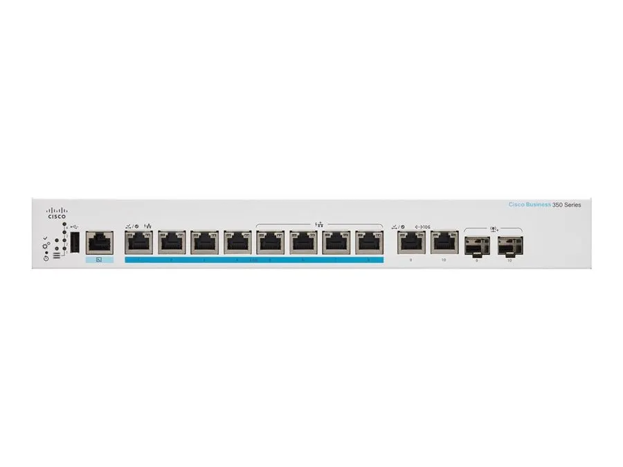 Коммутатор Cisco CBS350-8MP-2X Switch