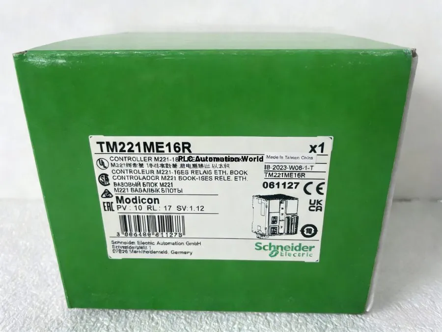 1PC Schneider Electric TM221ME16R Modicon M221 Controlle r16 I/O