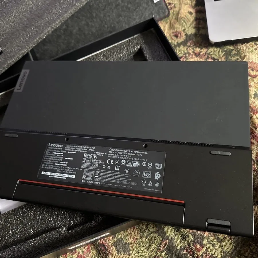 Монитор Lenovo ThinkVision M14 61DDUAR6US 14 inch Widescreen IPSLED Monitor — фото лота 3