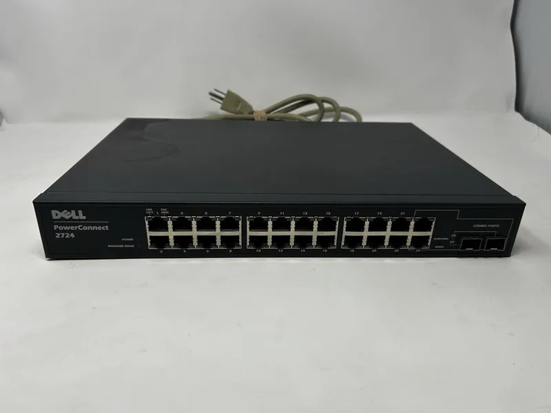 Коммутатор Dell PowerConnect 2724 24-Port Gigabit Web-Managed Network Switch 1U