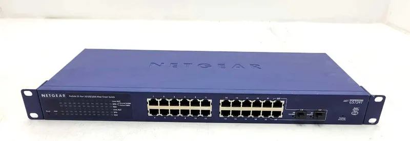 Коммутатор NETGEAR GS724T 24-Port Gigabit Managed Switch ProSAFE Rackmount VLAN