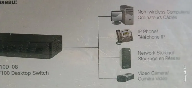 Коммутатор CISCO SF110D-08 8 Port 10 100 PoE Desktop Switch — фото лота 3