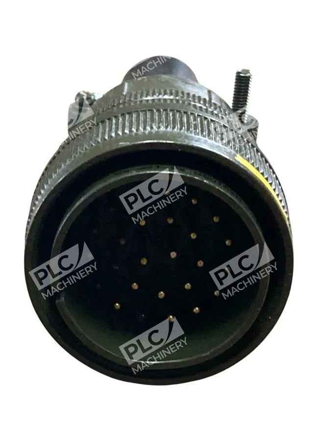 Разъём Amphenol MS3106A 28-12P-KR Connector Plug w/ MS3057-16A Threaded Coupling — фото лота 1