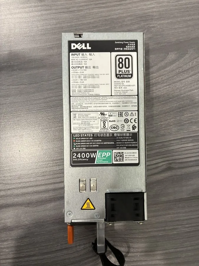 Блок питания Dell D2400E-S0 2400W Power Supply