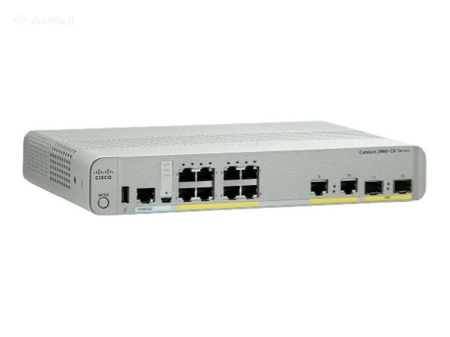 Коммутатор Cisco Catalyst 2960CX- -L 8 Port Gigabit Switch