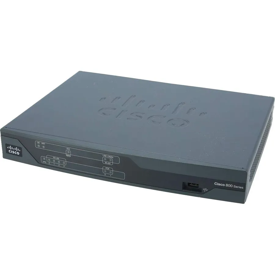 Маршрутизатор CISCO CISCO888G-K9 Cisco 888 G.SHDSL Sec Router w/ 3G B/U — фото лота 1