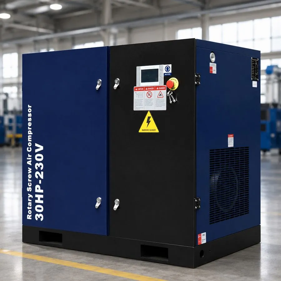 Компрессор Rotary Screw Air Compressor System 3 Phase 22KW 30HP 123CFM 125PSI 46