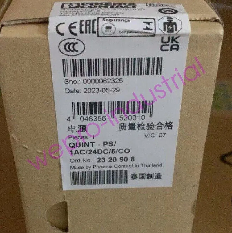 Блок питания Phoenix Contact 2320908 switching power supply QUINT-PS/1AC/24DC/ 5