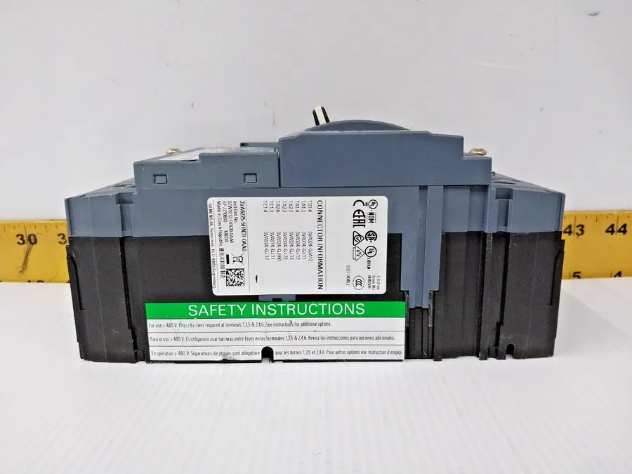Автоматический выключатель Siemens 250 Amp Circuit Breaker 600 VAC 3 Pole 3VA622 — фото лота 3