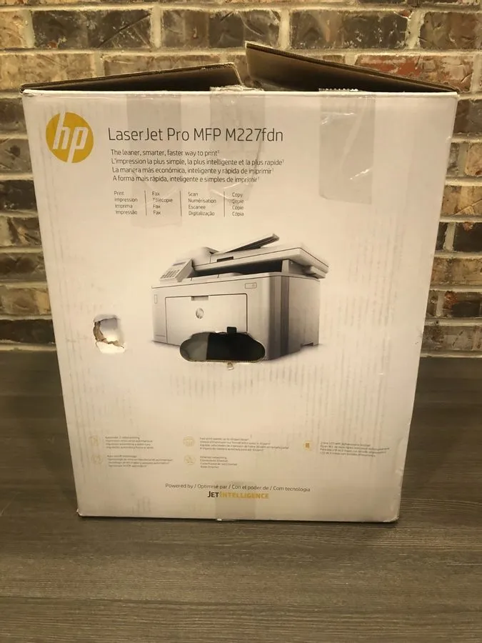 Лазерный принтер HP LaserJet Pro MFP M227fdn Monochrome Laser Printer Scanner Wo