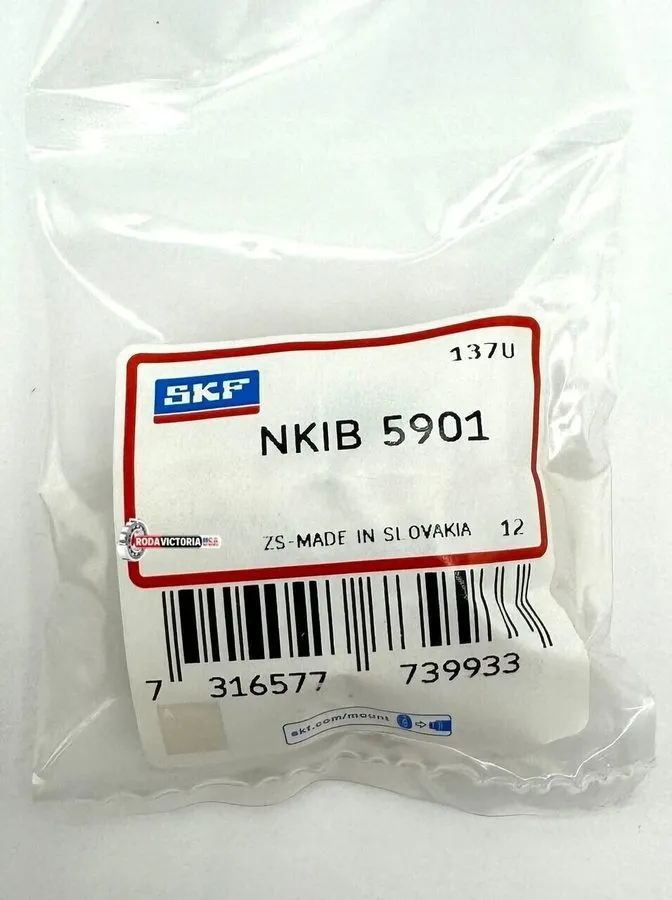 Подшипник SKF NKIB5901 NEEDLE ROLLER ANGULAR CONTACT BALL BEARING 12x24x17.5 mm
