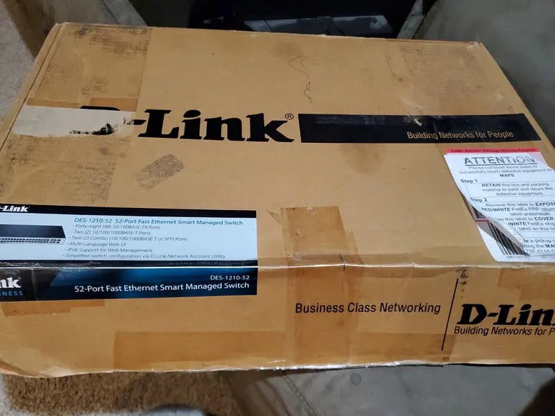Коммутатор D-Link DES-1210-52 52-Port Fast Ethernet Smart Managed Switch