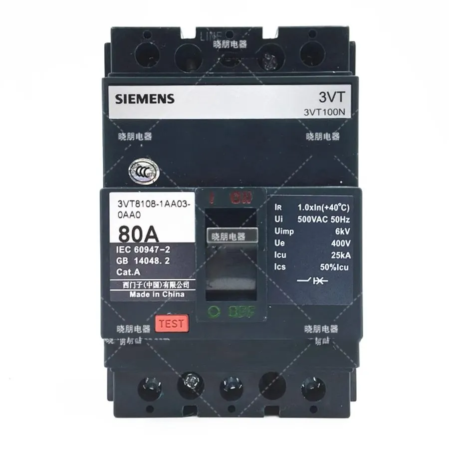 Автоматический выключатель Siemens 3VT8108-1AA03-0AA0 3P 80A circuit breaker