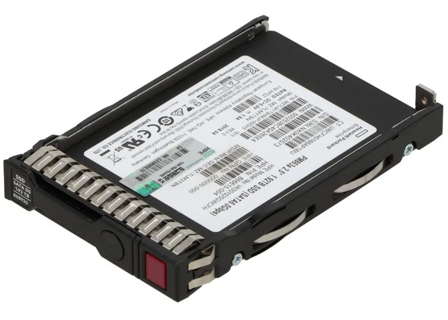 SSD-накопитель HPE 1.92TB SATA 6G RI SFF SC 2.5" SSD Samsung PM863 Series 817085