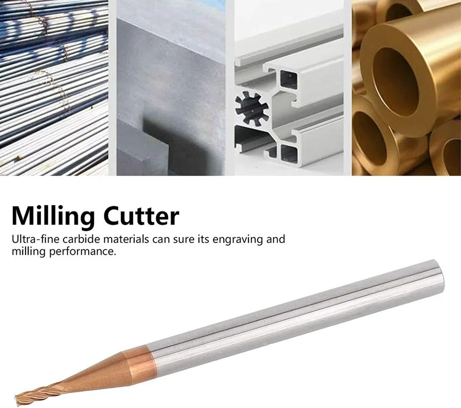 Оборудование ЧПУ HRC45 2.5mm CNC Carbide End Mill 4-Fulte Mill Cutter,Tungsten E