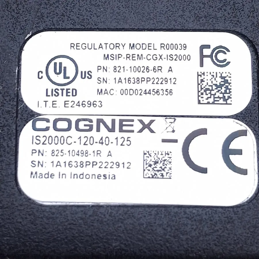 Камера машинного зрения Cognex IS2000C-120-40-125 In-Sight 2000 Industrial Visio