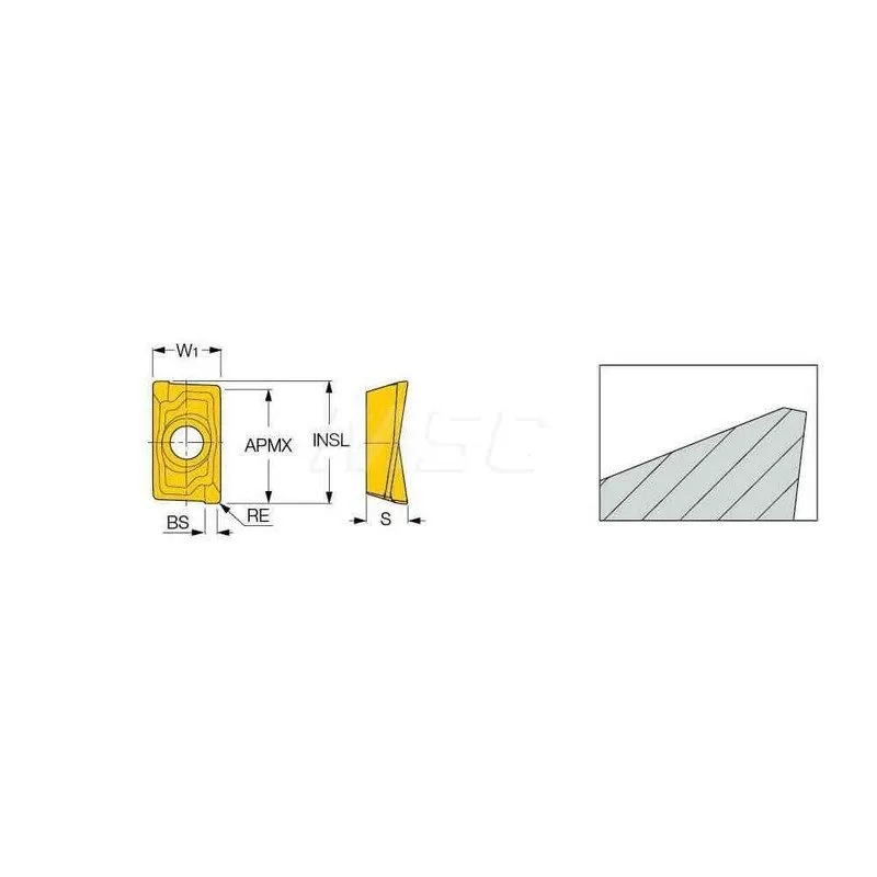 Режущий инструмент 5x ISCAR ADKT 1505PDR-HM Grade IC328 Carbide Turning Insert