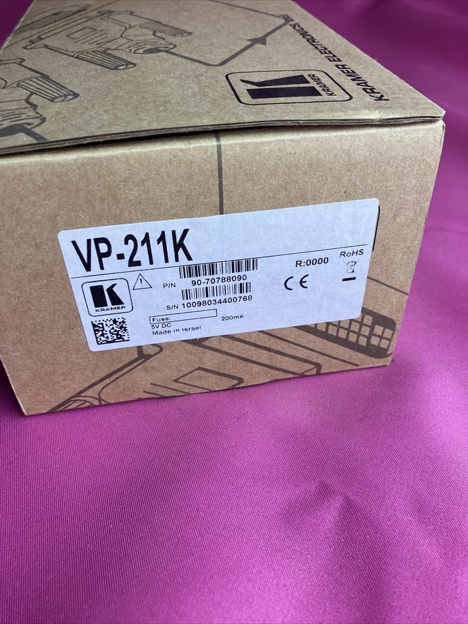 Видеокоммутатор Kramer VP-211K Computer Graphics Video & Stereo Audio Standby Sw
