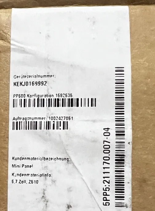 Панель оператора B&R Power Panel HMI #5pp5.211170.007-04 Krones Mini Panel 500
