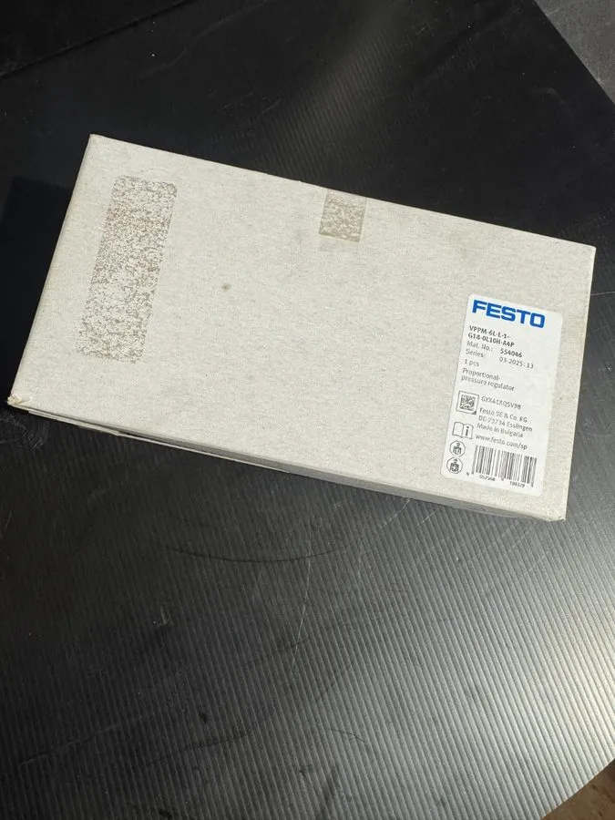 Трубопроводная арматура VPPM-6L-L-1-G18-0L10H-A4P Festo Proportional Pressure Re — фото лота 2