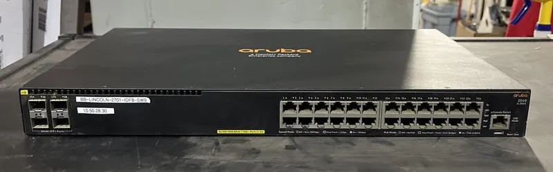 Коммутатор HEWLETT PACKARD ARUBA 2540 JL356A 24 PORT SWITCH