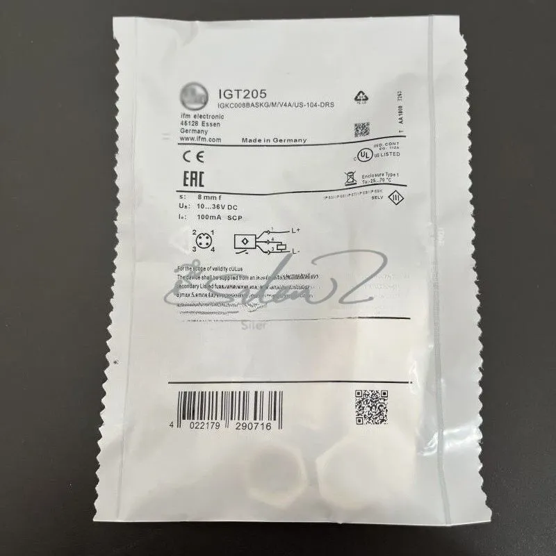 Датчик приближения IFM IGT205 Proximity Sensor Connector Electronic Switch M12 — фото лота 3