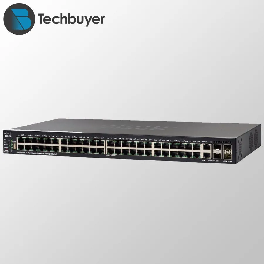 Коммутатор Cisco SG550X-48P-K9 48 Port PoE SFP 10GB Stackable Managed Switch w2 