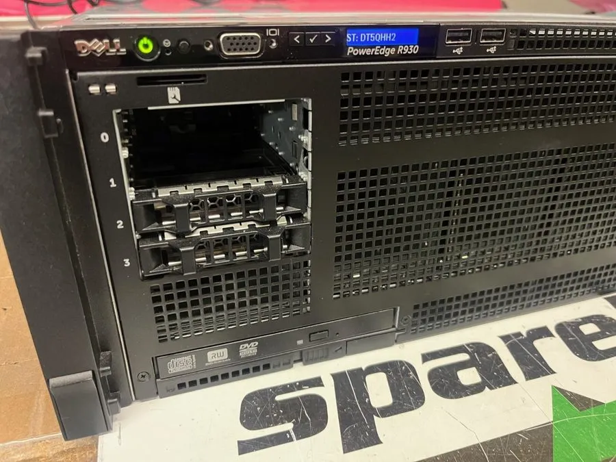 Процессор Dell PowerEdge R930 4U Server 4x E7-4820 v3, NO RAM H330, 4xPS NO HDD