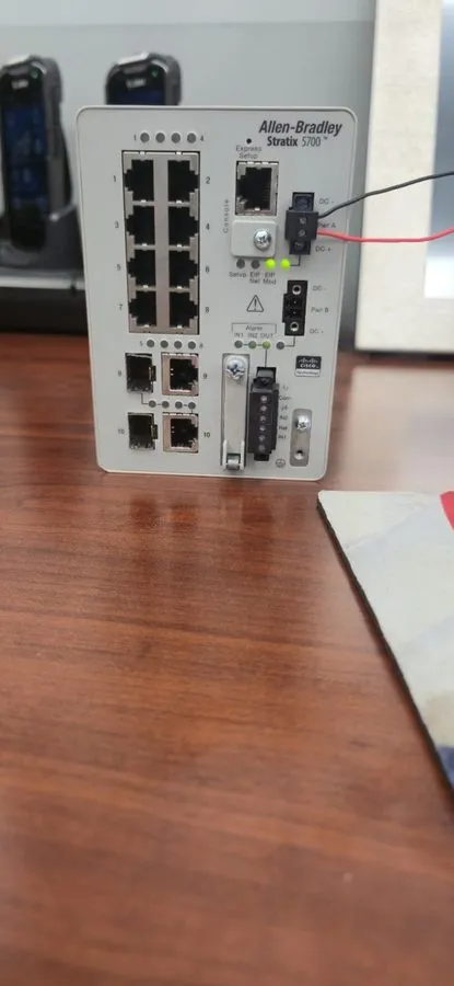 Коммутатор Allen Bradley 1783-BMS10CL /A Stratix 5700 10-Port Ethernet Switch — фото лота 1