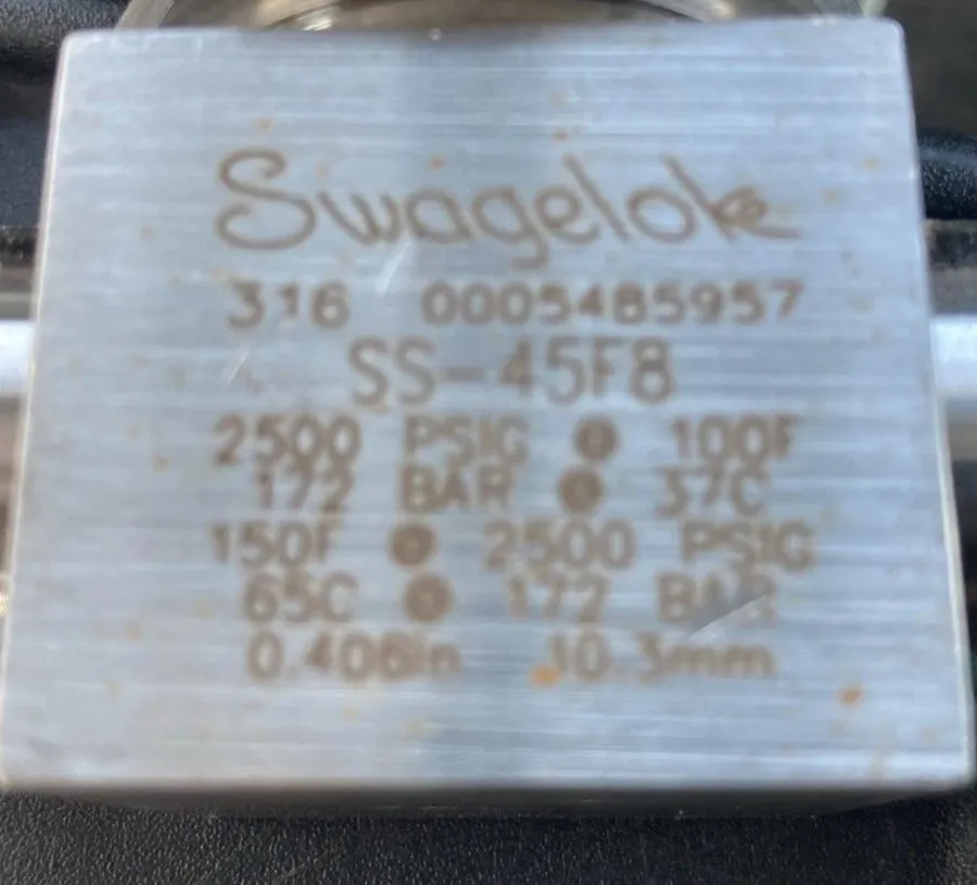 Клапан Whitey SS-45F8 Stainless Steel Ball Valve 1/2" NPT 2500 PSI