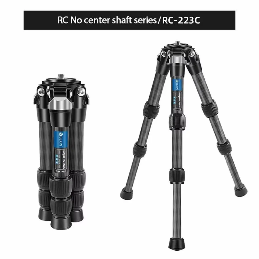 Фотокамера BEXIN RC-223C Carbon Fiber Mini Tripod Folding Tabletop 8kg Load DSLR — фото лота 1