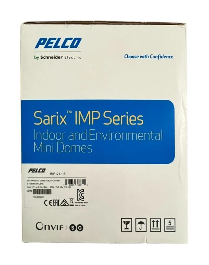 Камера Pelco Schneider Electric IMP121-11S Sarix Pro2 Indoor & Environmentl Dome — фото лота 1