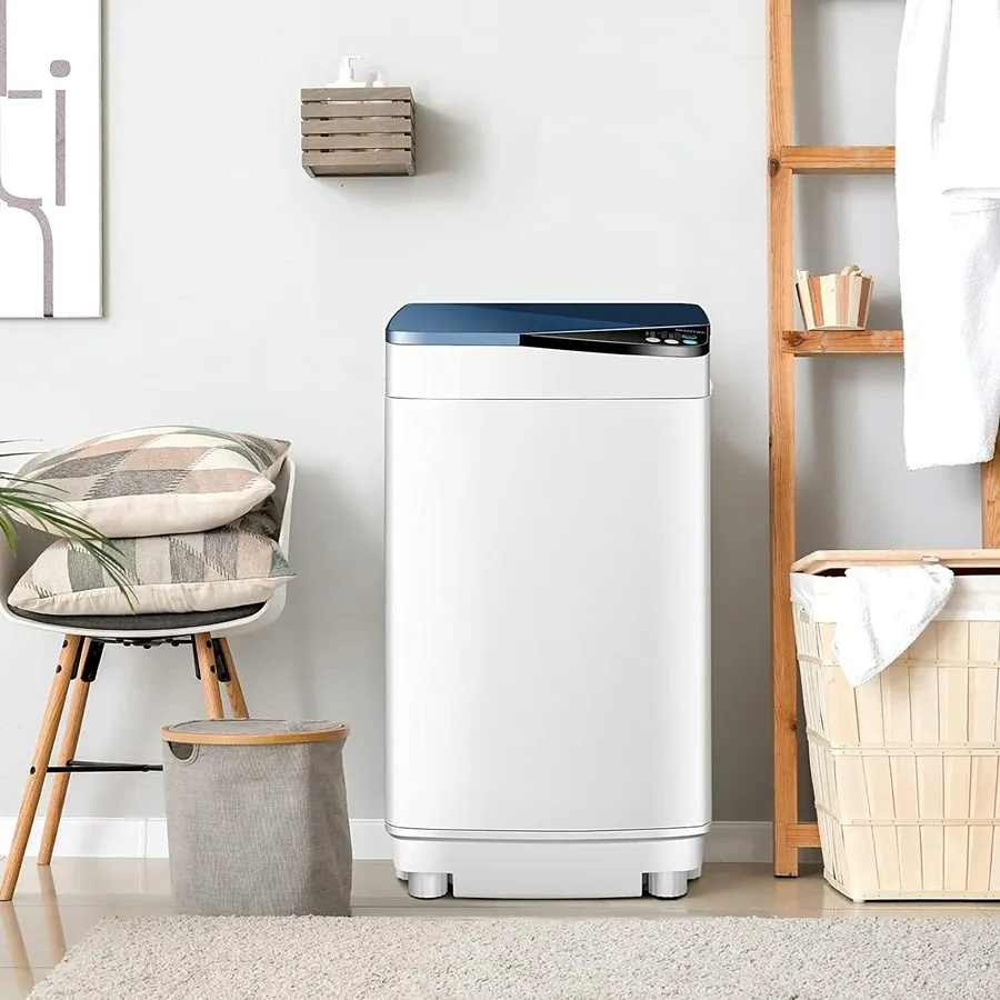 Мешалка Goplus 0.8-cu ft Agitator Top-Load Mini Laundry Washer & Spin Dryer — фото лота 1