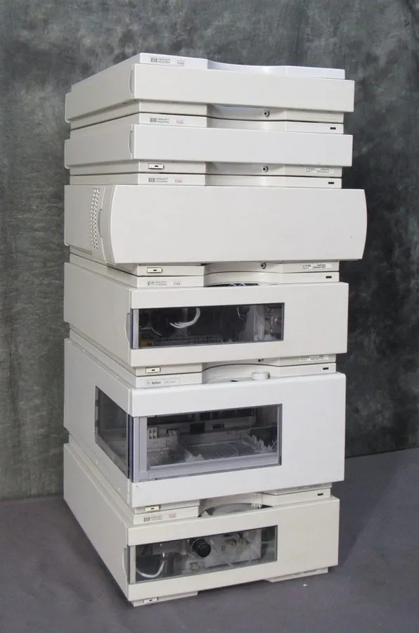 Хроматограф FULL AGILENT 1100 HPLC; G1364C FC/G1311A Quat/G1315A DAD/G1316A/G132 — фото лота 2