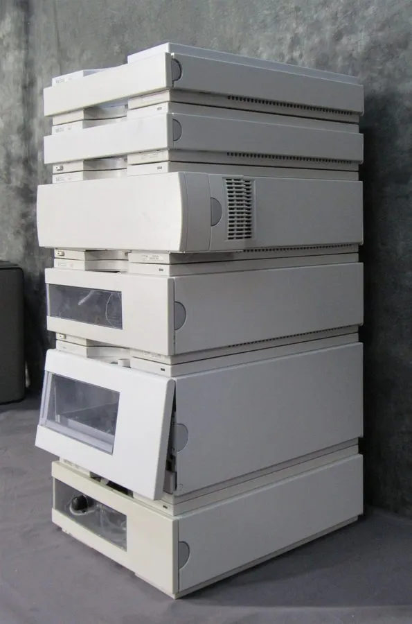 Хроматограф FULL AGILENT 1100 HPLC; G1364C FC/G1311A Quat/G1315A DAD/G1316A/G132 — фото лота 3