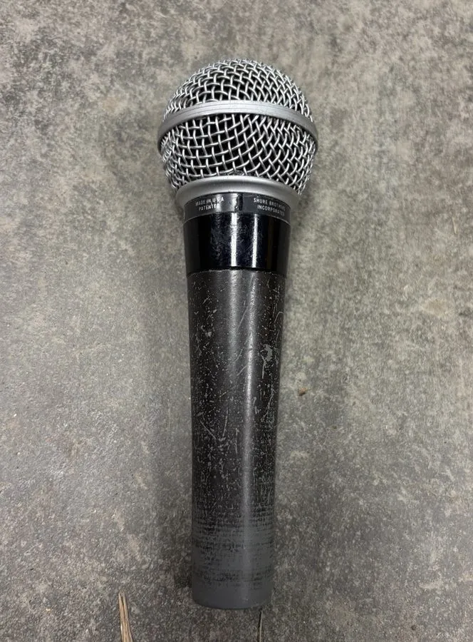 Микрофон Vintage Shure Model PE50SP Dynamic Vocal Microphone with On/Off Switch — фото лота 1